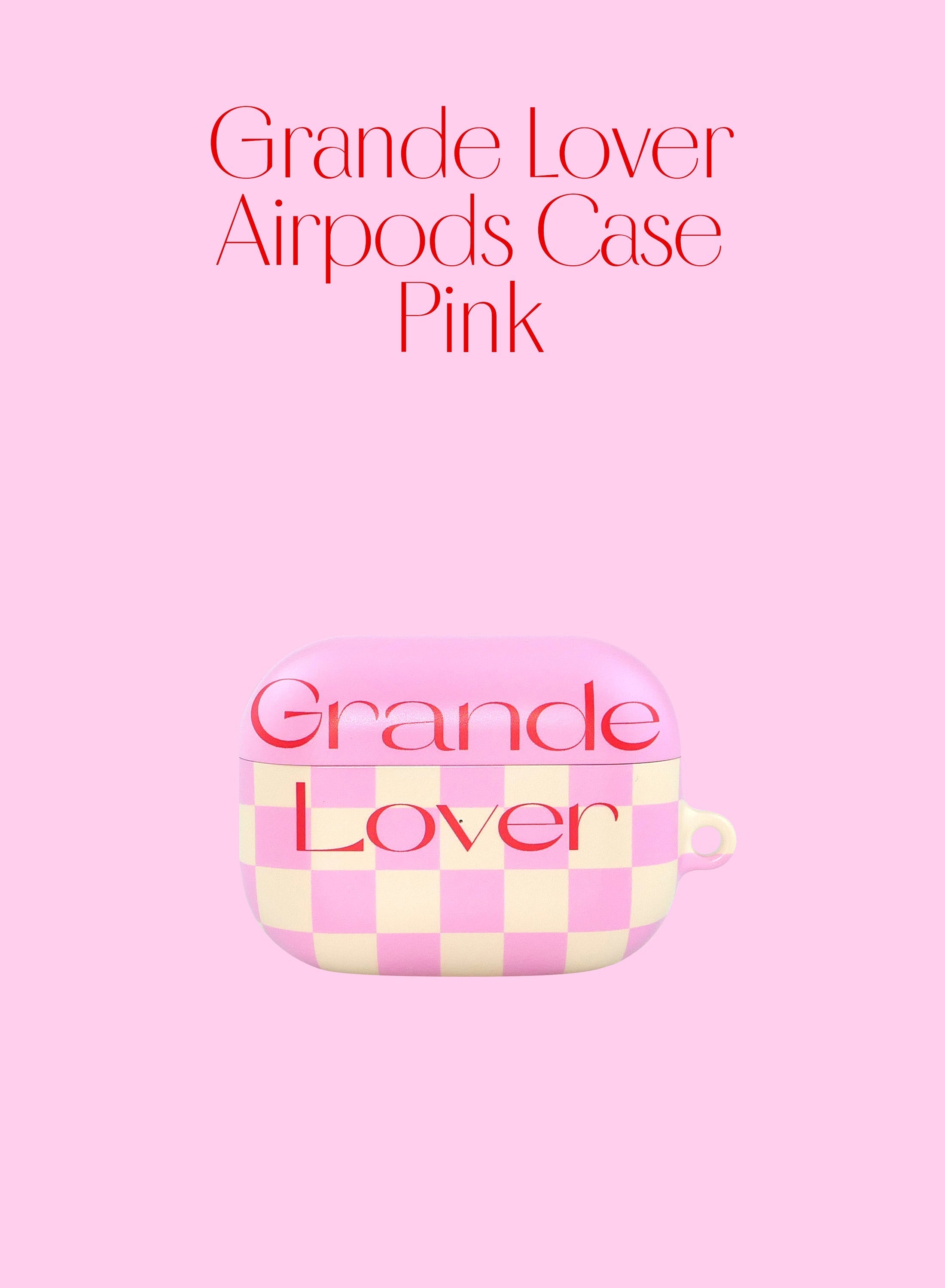 Grande Lover Airpods Case (Pink)