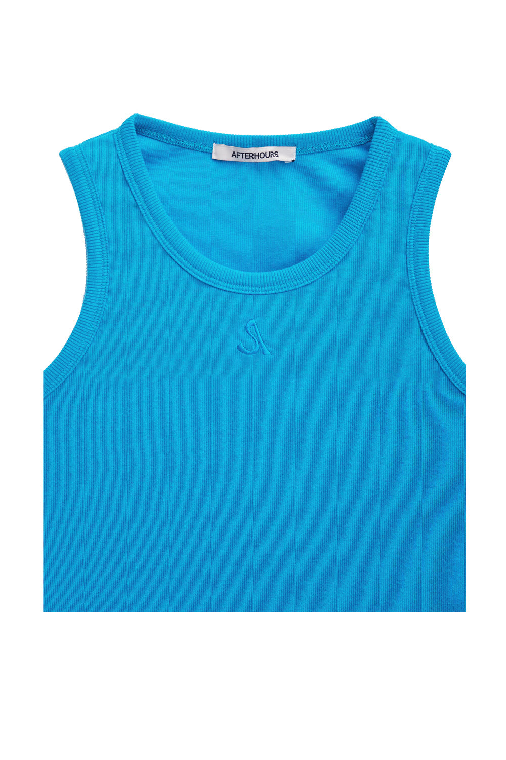 LOGO SLEEVELESS TOP (BLUE)