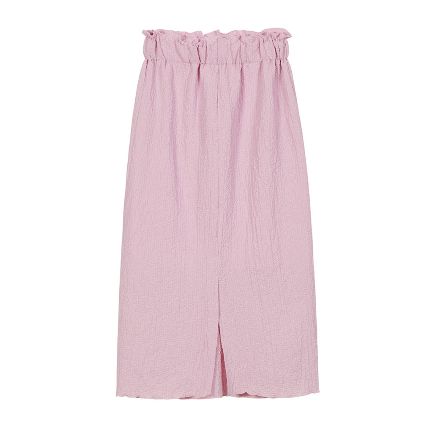 RELAXED SEERSUCKER SKIRT (LIGHT PINK)