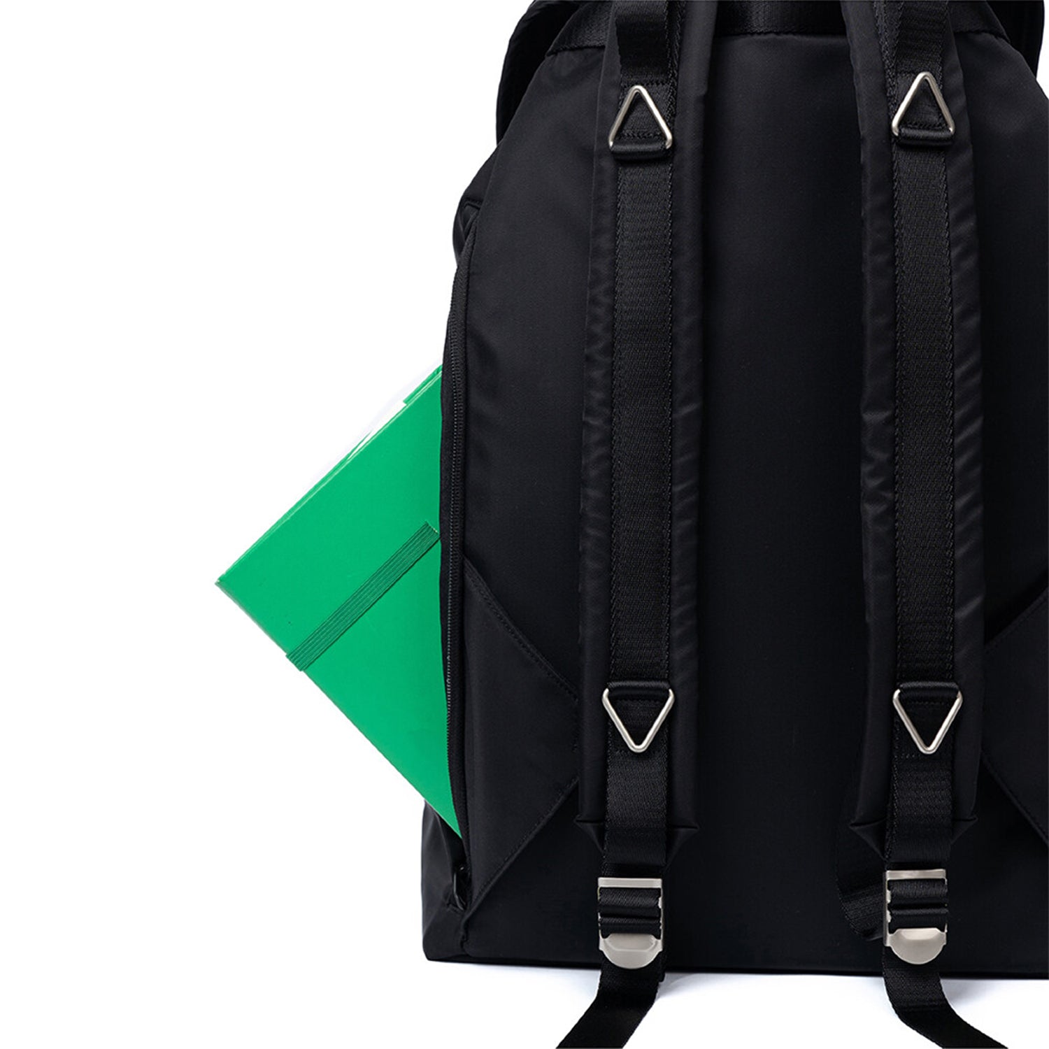 [After Pray Edition] 2-Pocket Nylon Cargo Rucksack (Black&Nickel)