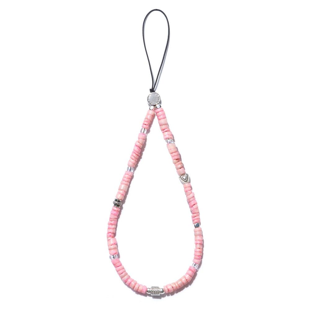 PINK SHELL PHONE STRAP