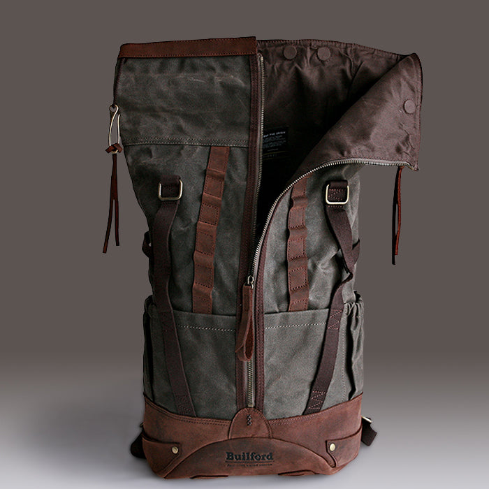 Bikers Crew Backpack Dark Oak