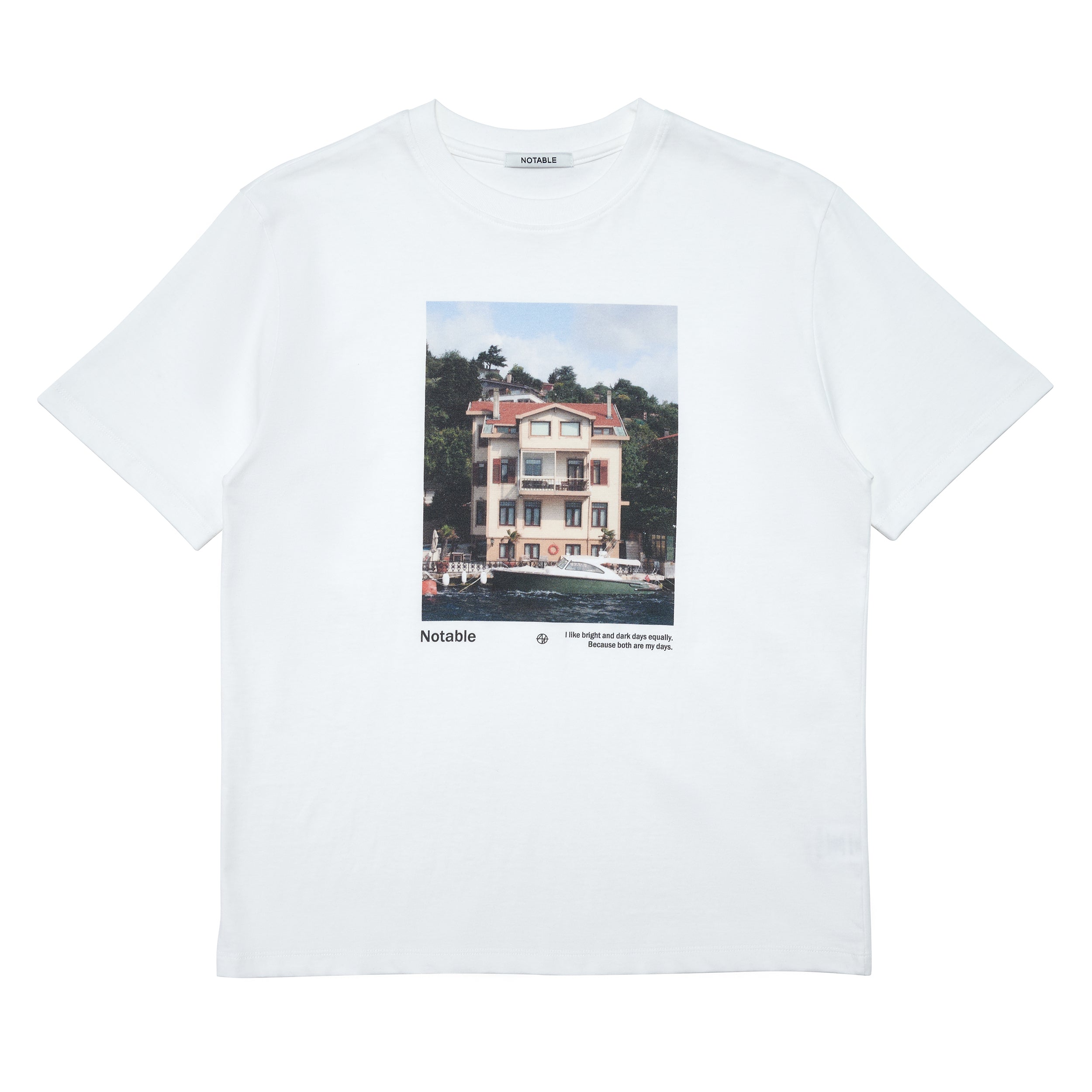 GRAPHIC BOAT T-SHIRT - WHITE