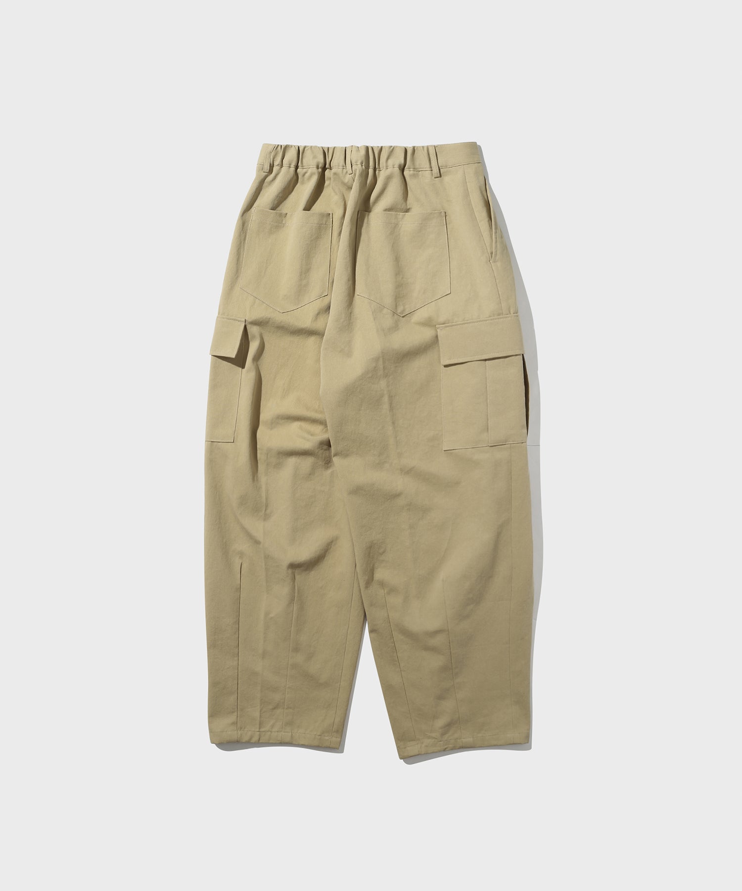 Cargo Pocket Balloon Pants (Beige)