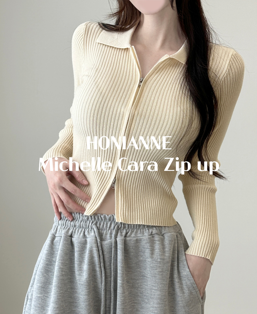 Michelle Cara Zip Up