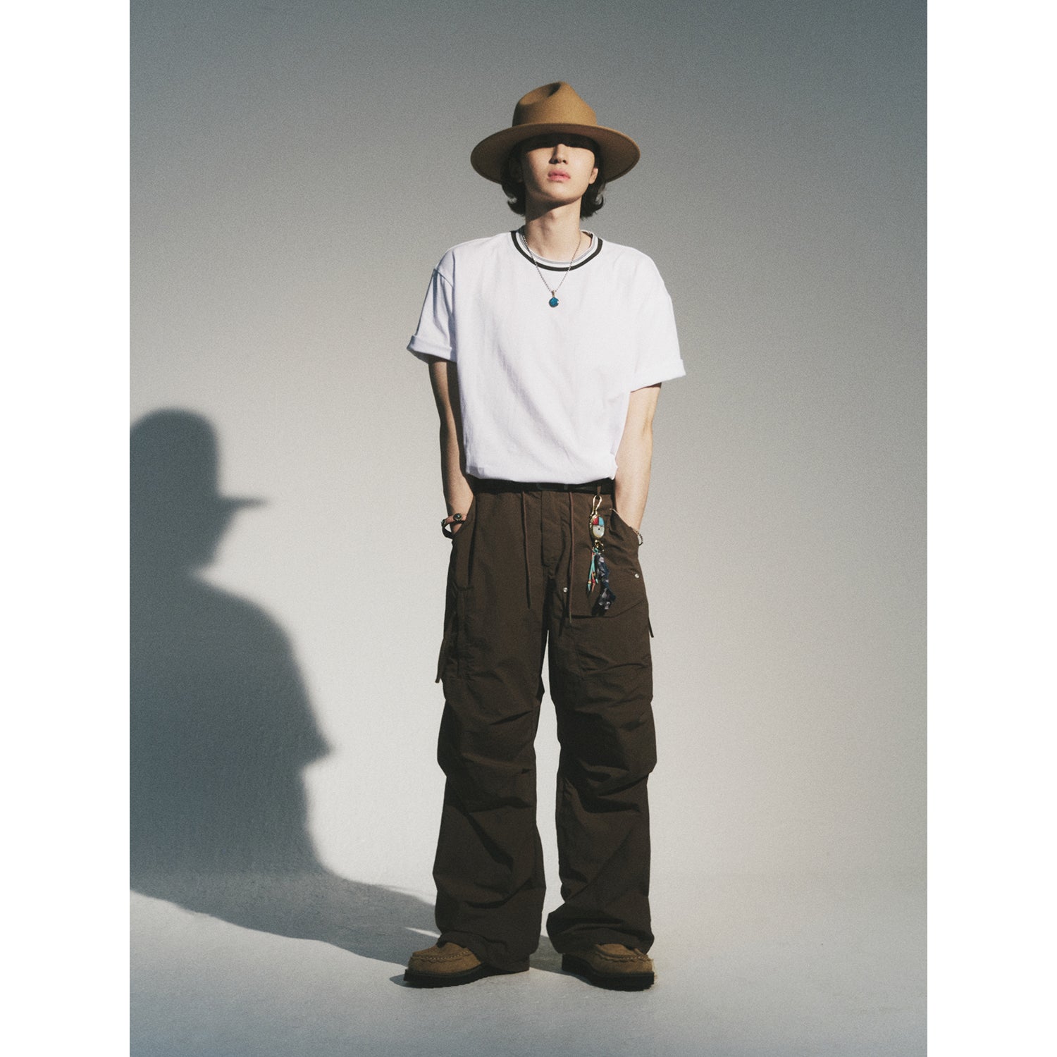 REFINE NYLON PARACHUTE PANTS_BR