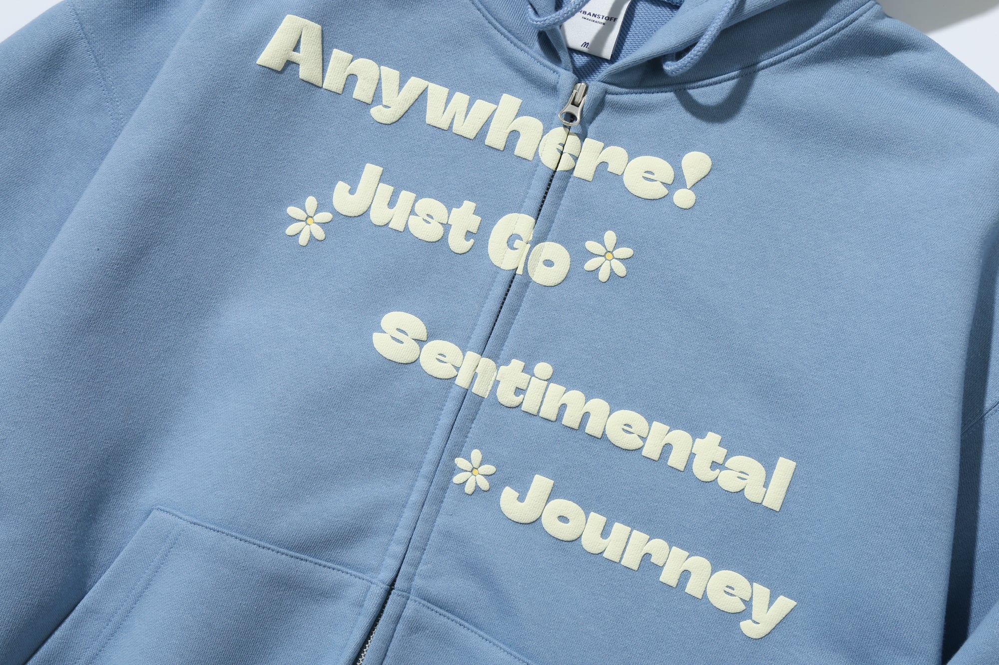 Anywhere Hood Zipup (Powder Blue)