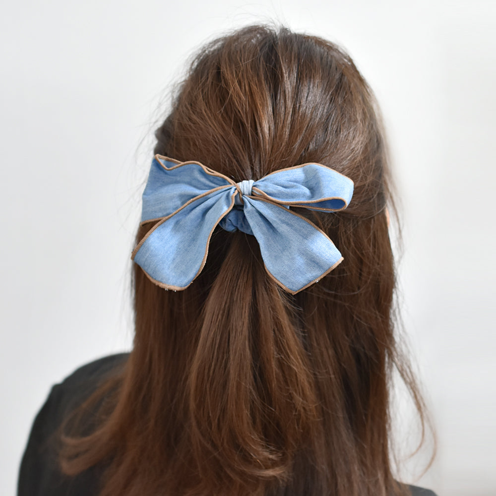 Blue Denim Bow SC