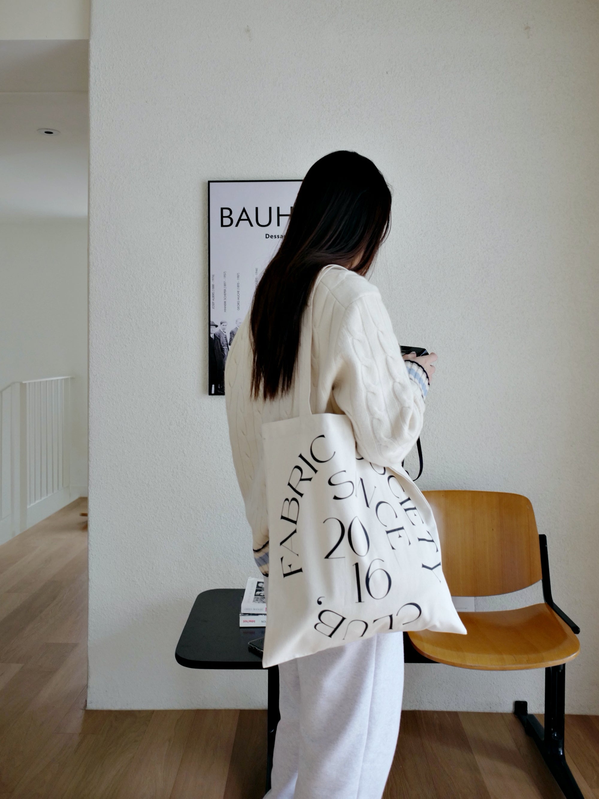 Afb fabrick コラボ tote bag ハンドバッグ