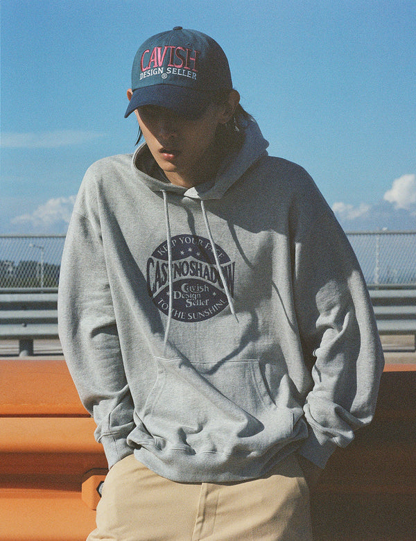 STAMP LOGO HOODIE GREY(CV2CFUM416A)