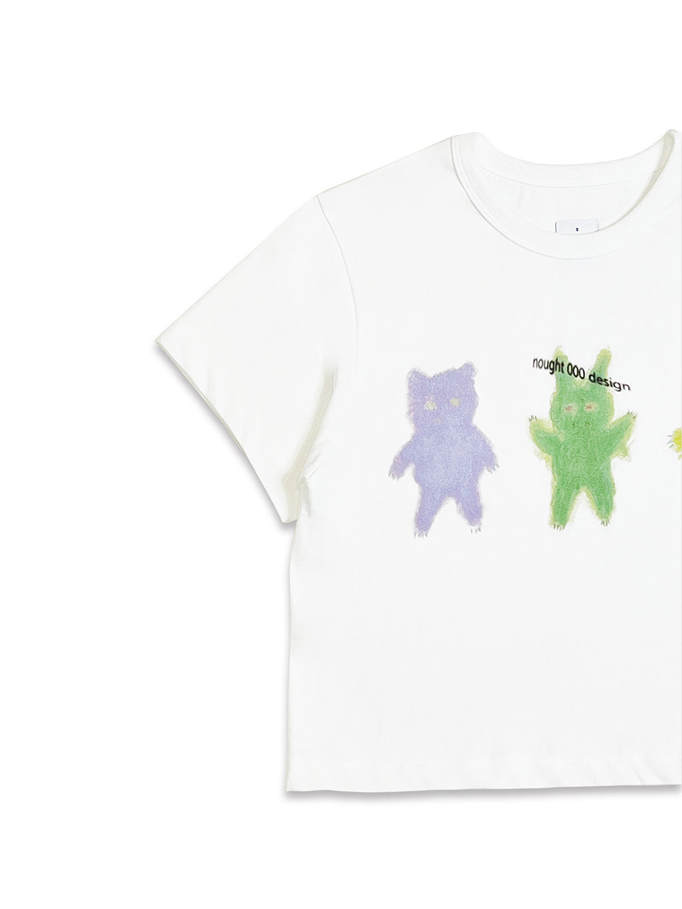 Odd Toys Crop T-Shirt / White