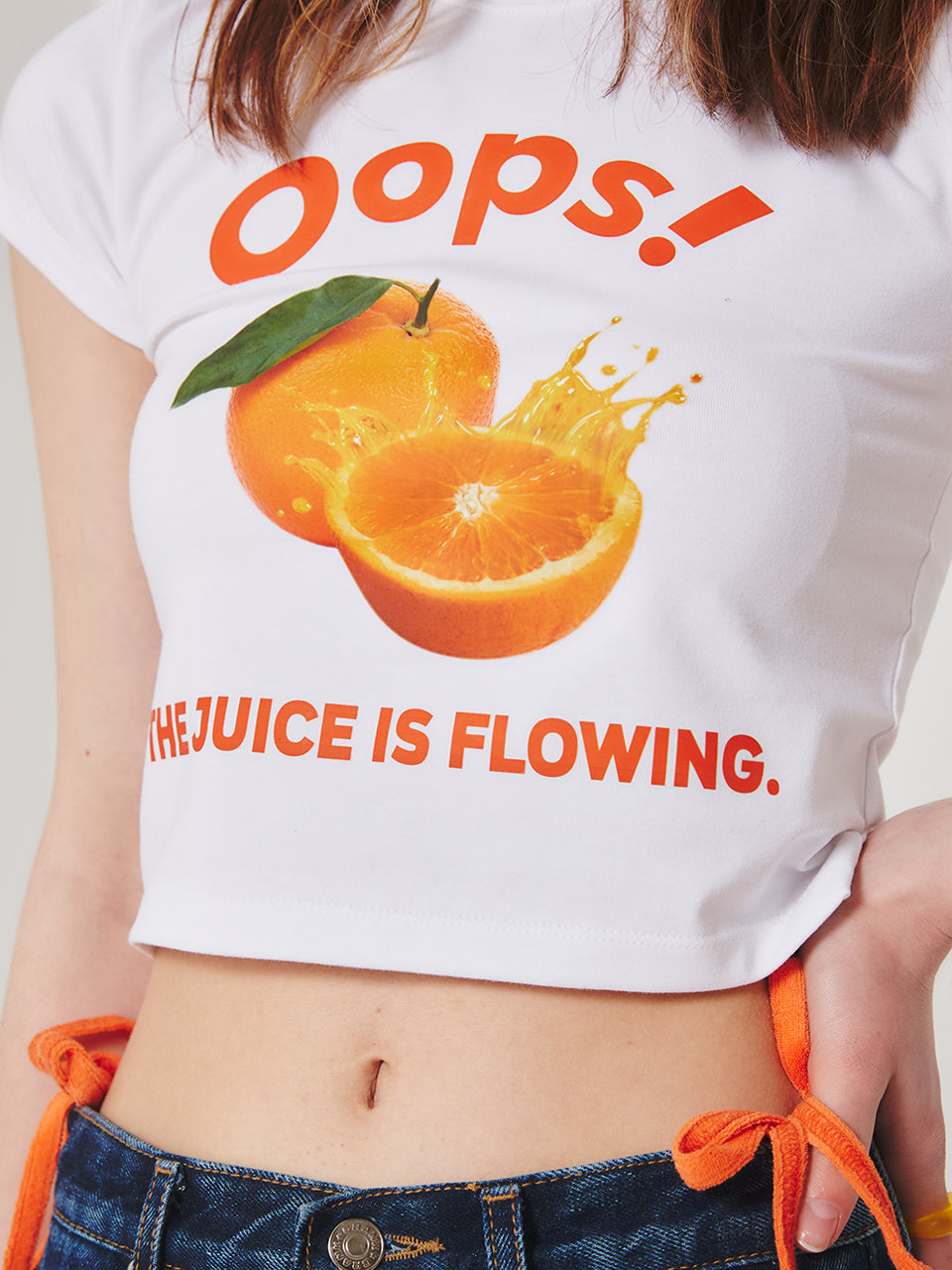 FRUIT PRINTING TOP_ORANGE