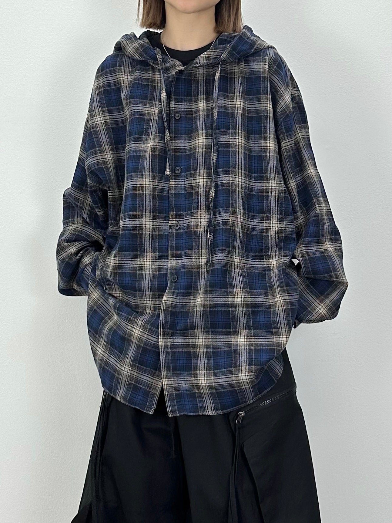 Gingham Hood Shirt