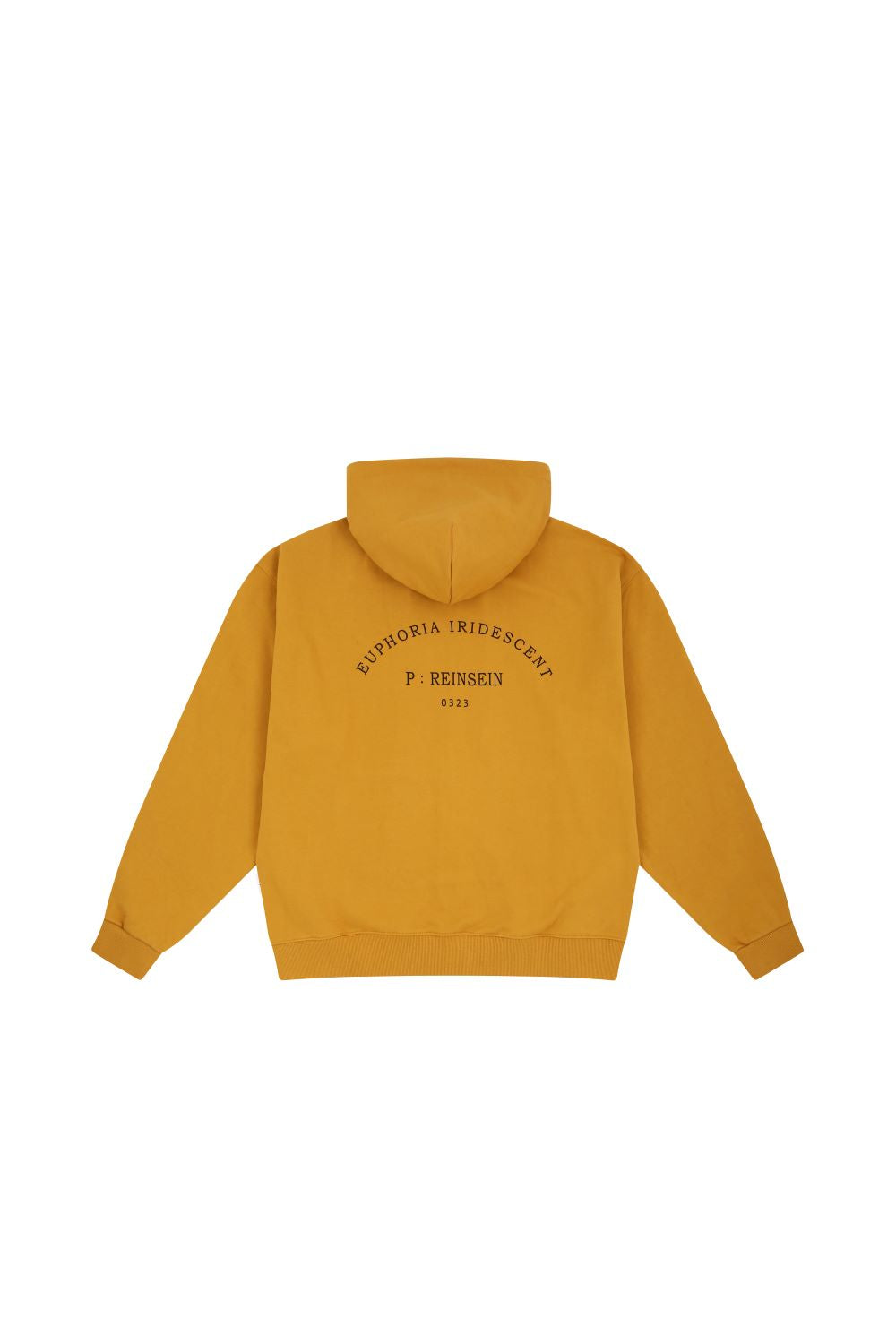 Round Mustard Hood Zip-Up