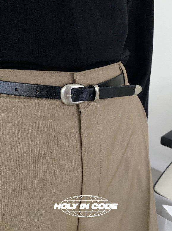 超美品再入荷品質至上! ザ クープルス レディース ベルト アクセサリー Double-buckle leather belt BLA01 