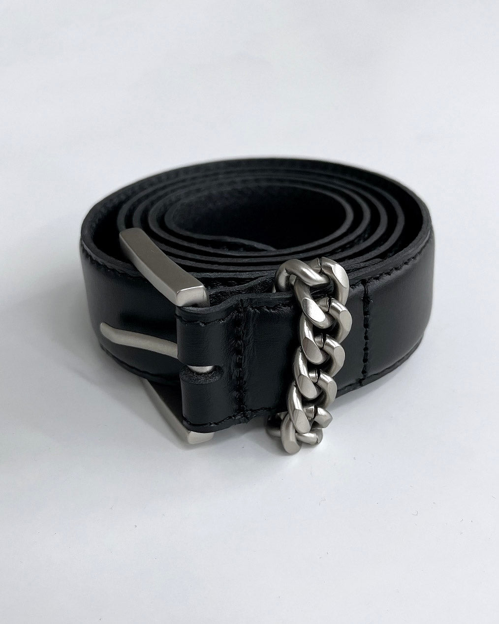 NEXT 30MM chain Italian Natural Cowhide Belt