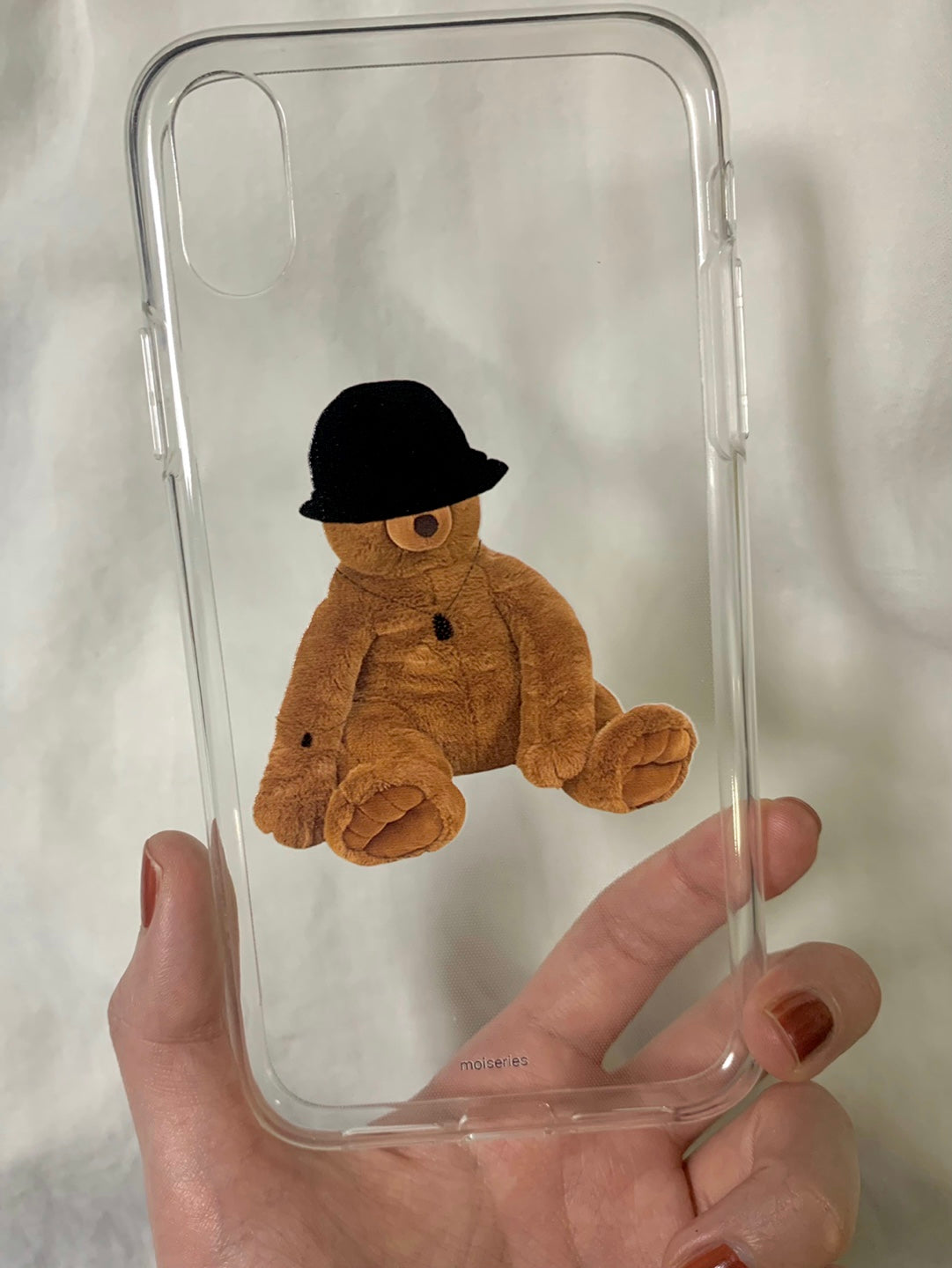 pine cone bear case (jelly)