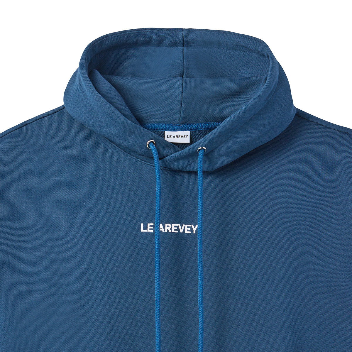 LE AREVEY ORIGINAL LOGO HOODIE INDIGO BLUE