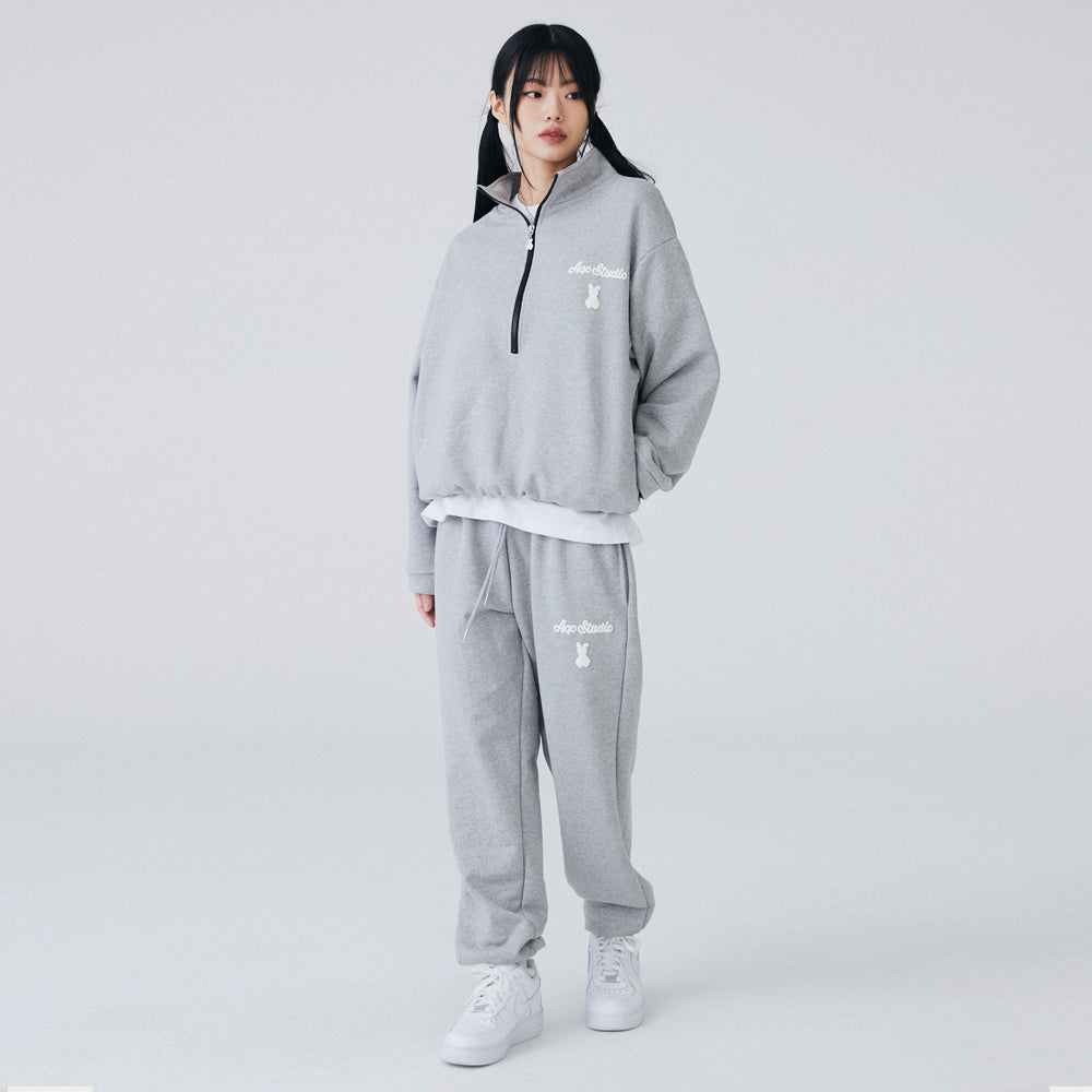 BUNNY BEAR HALF ZIP-UP SET-UP