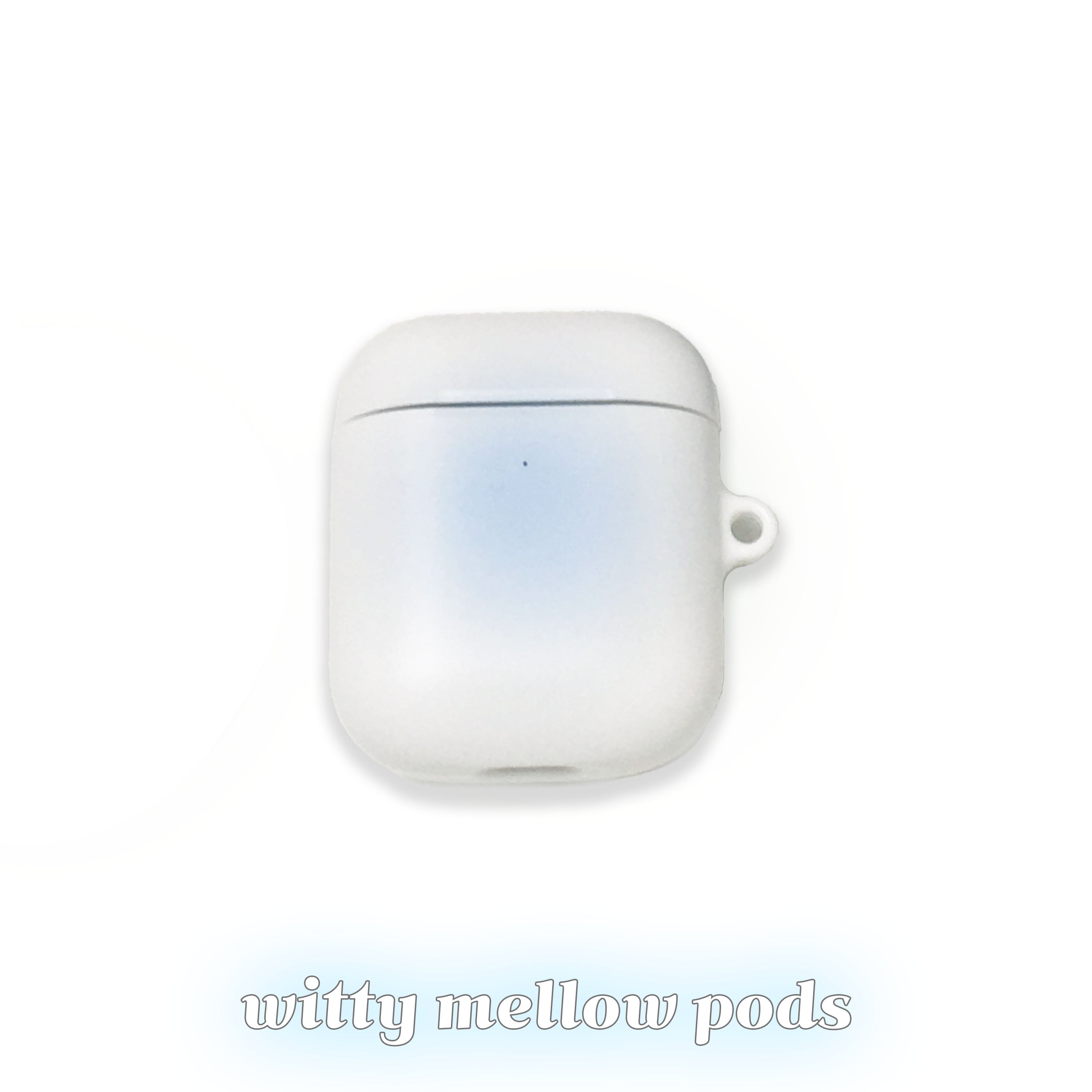 witty mellow airpods case (blue)