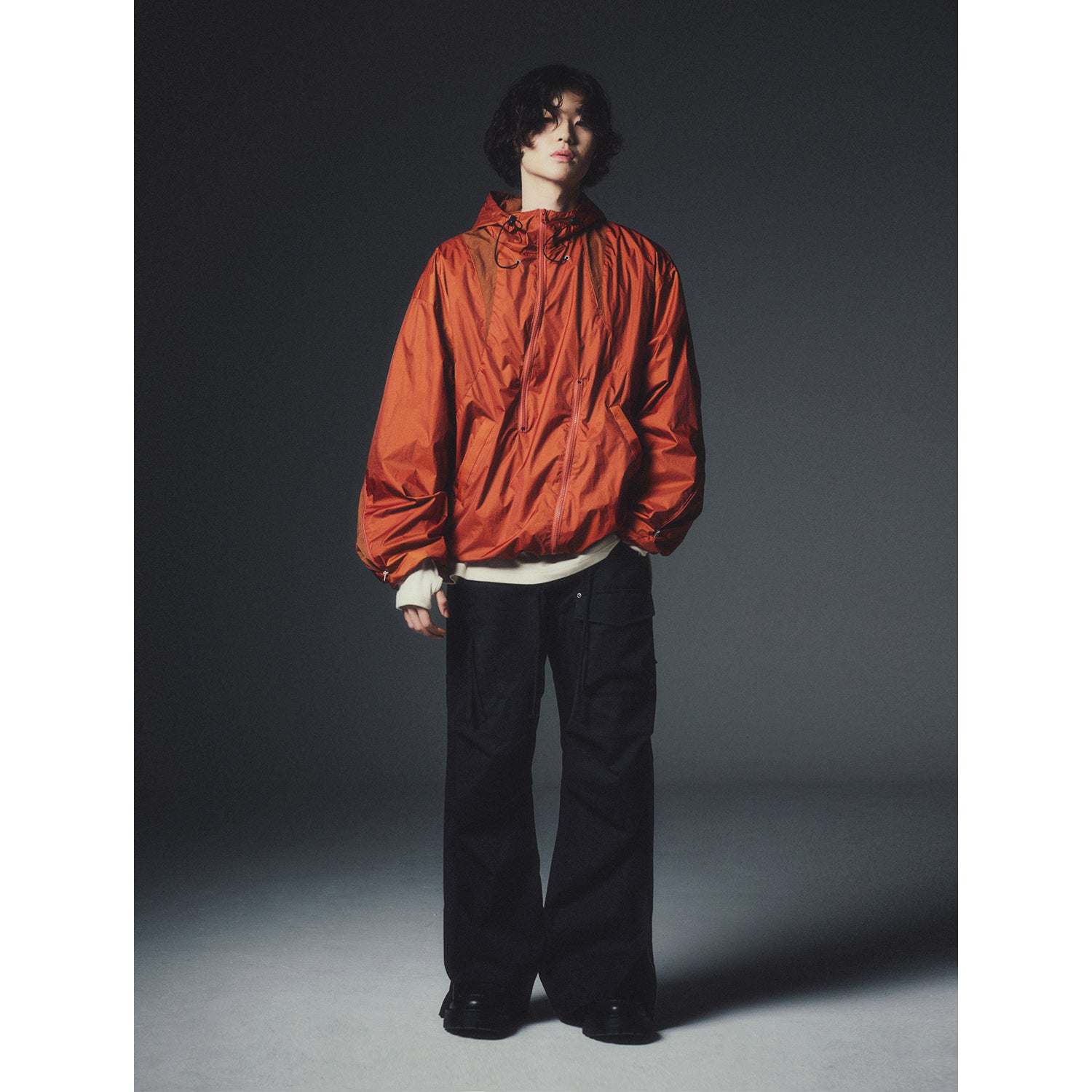 MONTIAC COLORATION PULLOVER WIND BREAKER_OR