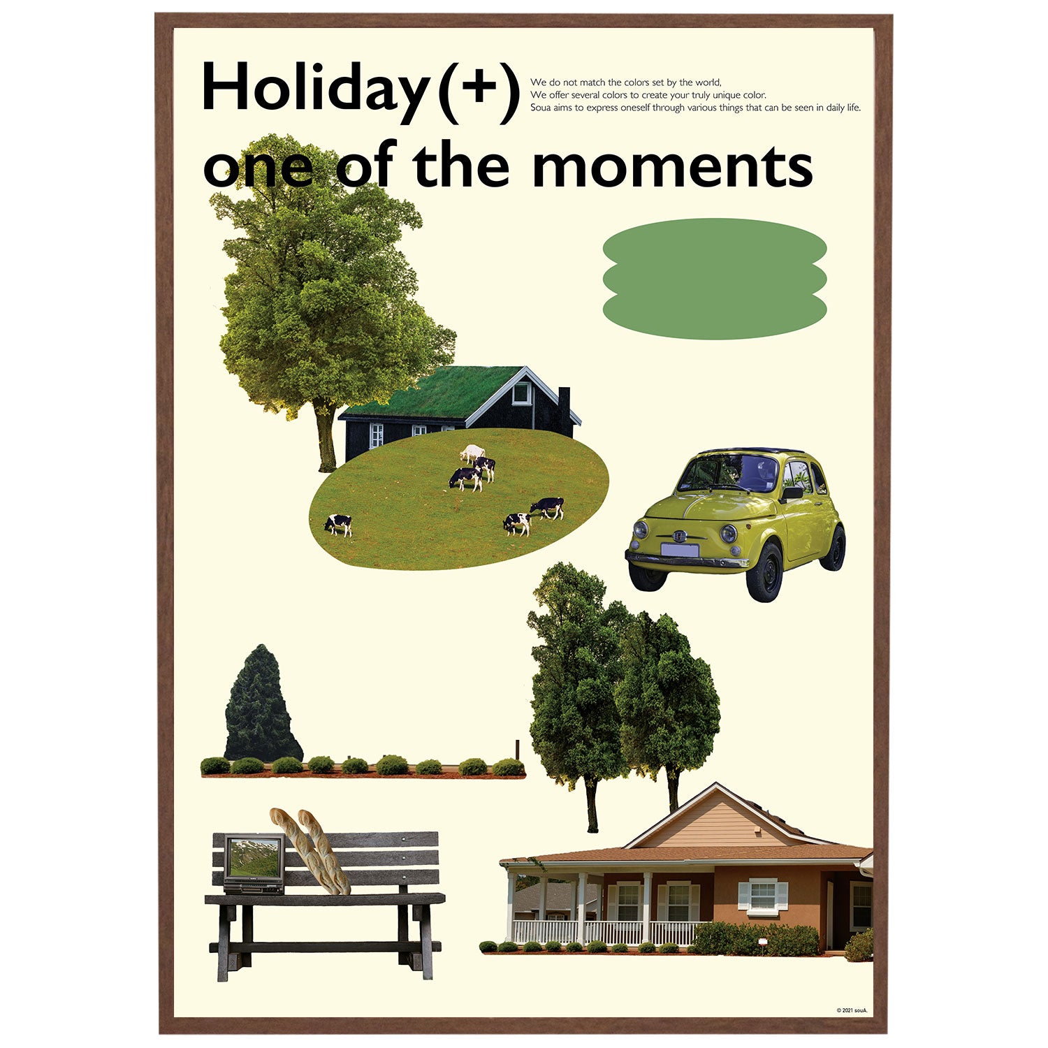 Holiday farm poster