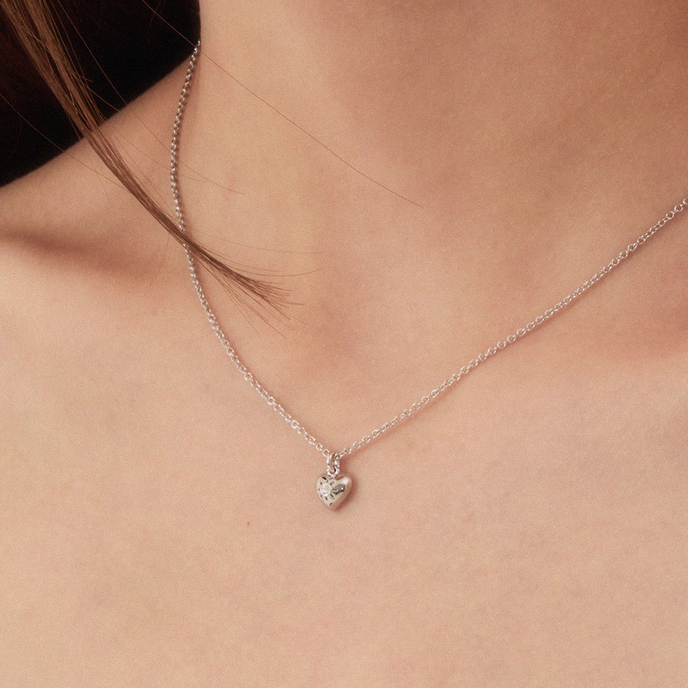 Baby heart necklace