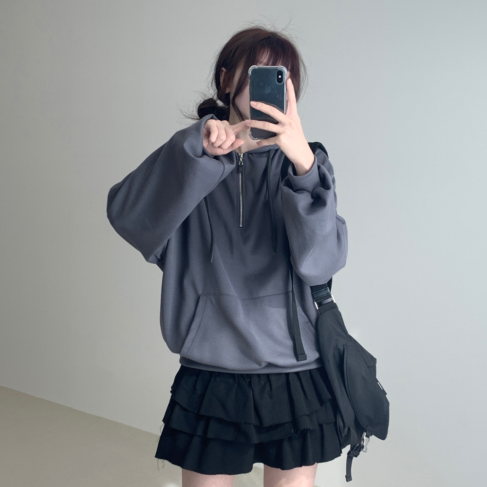 Bonnie Oversized Fit Hoodie Zip Up