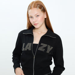 CH LAZY ZIP UP (BLACK)