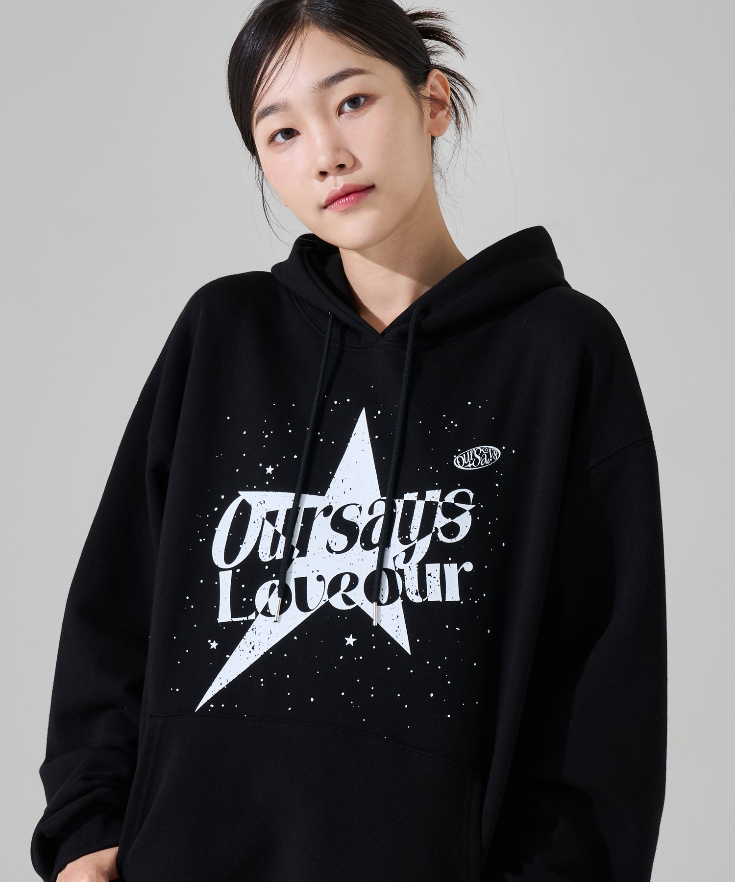 Our Star Hoodie Black