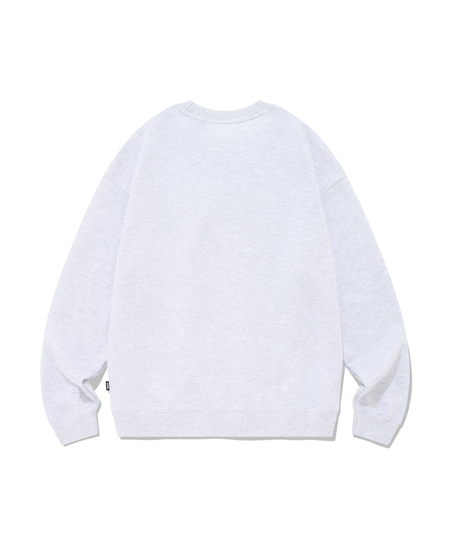 CHUCK アプリケアーチロゴスウェットシャツ / [Winter Ver.] CHUCK APPLIQUE ARCH LOGO SWEATSHIRT (LIGHT GRAY&NAVY)