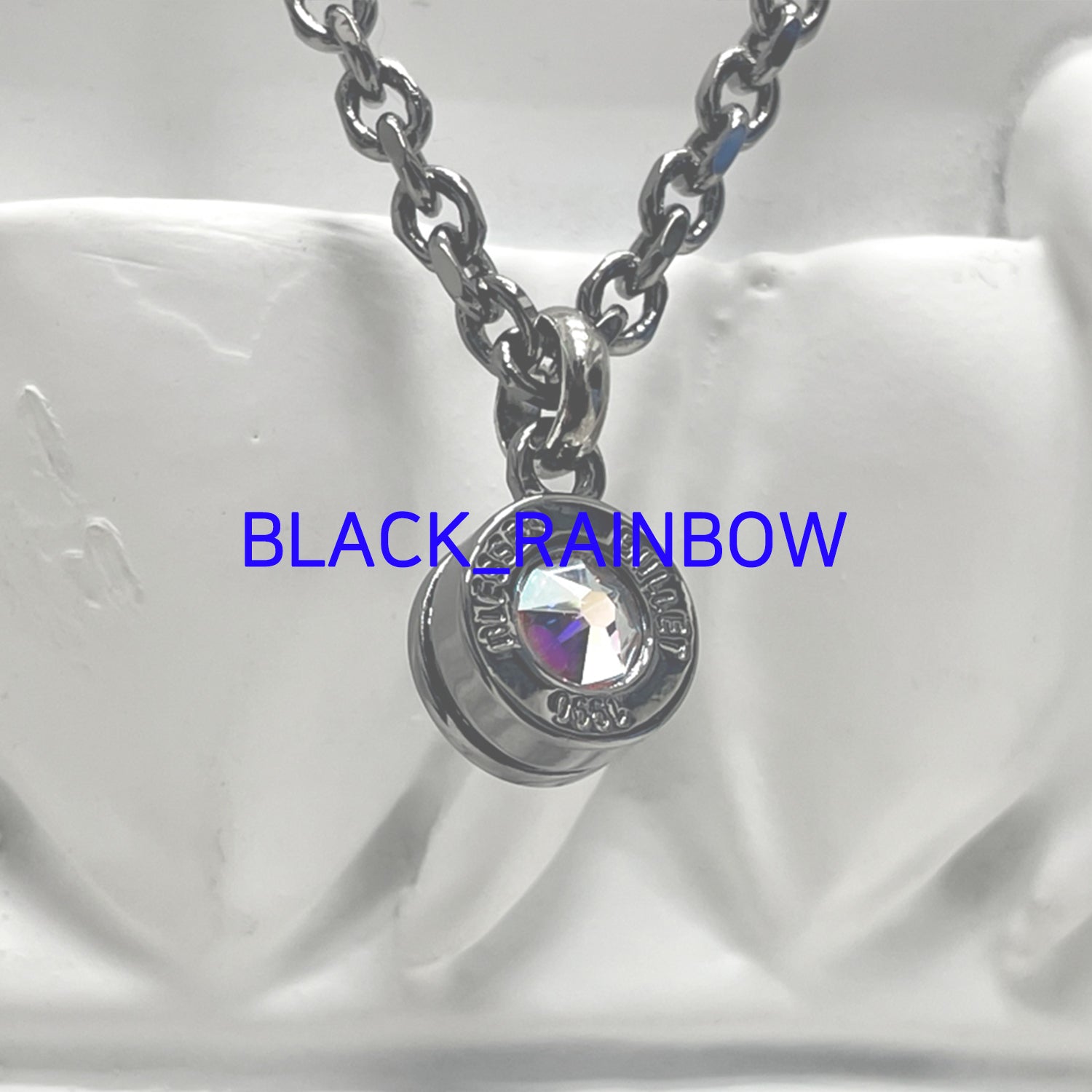 Bullet Back Necklace_black