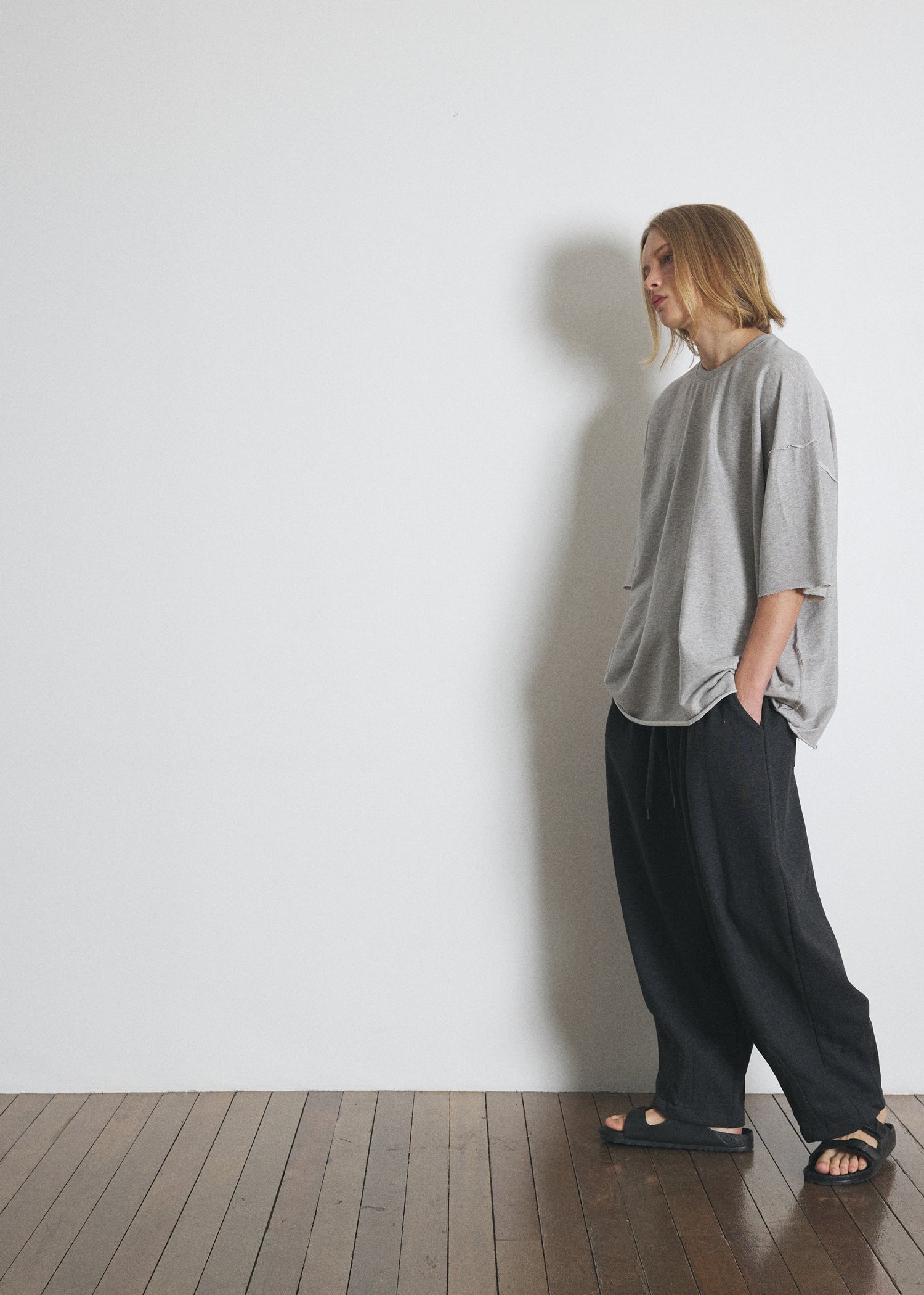 HEAVY-TERRY BALLOON SWEAT PANTS (Charcoal)