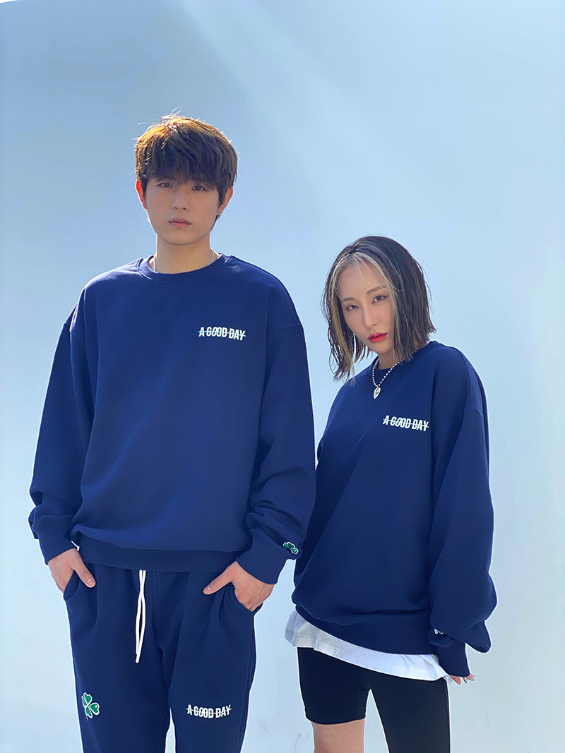 FLOVER MTM SWEAT SHIRTS (NAVY)