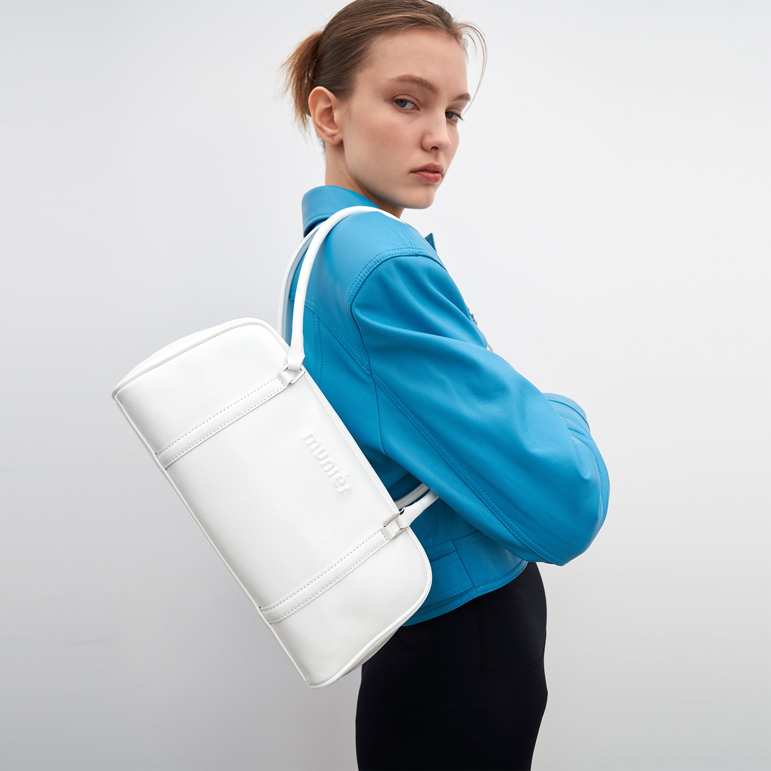 LAYER SHOULDER BAG_WHITE