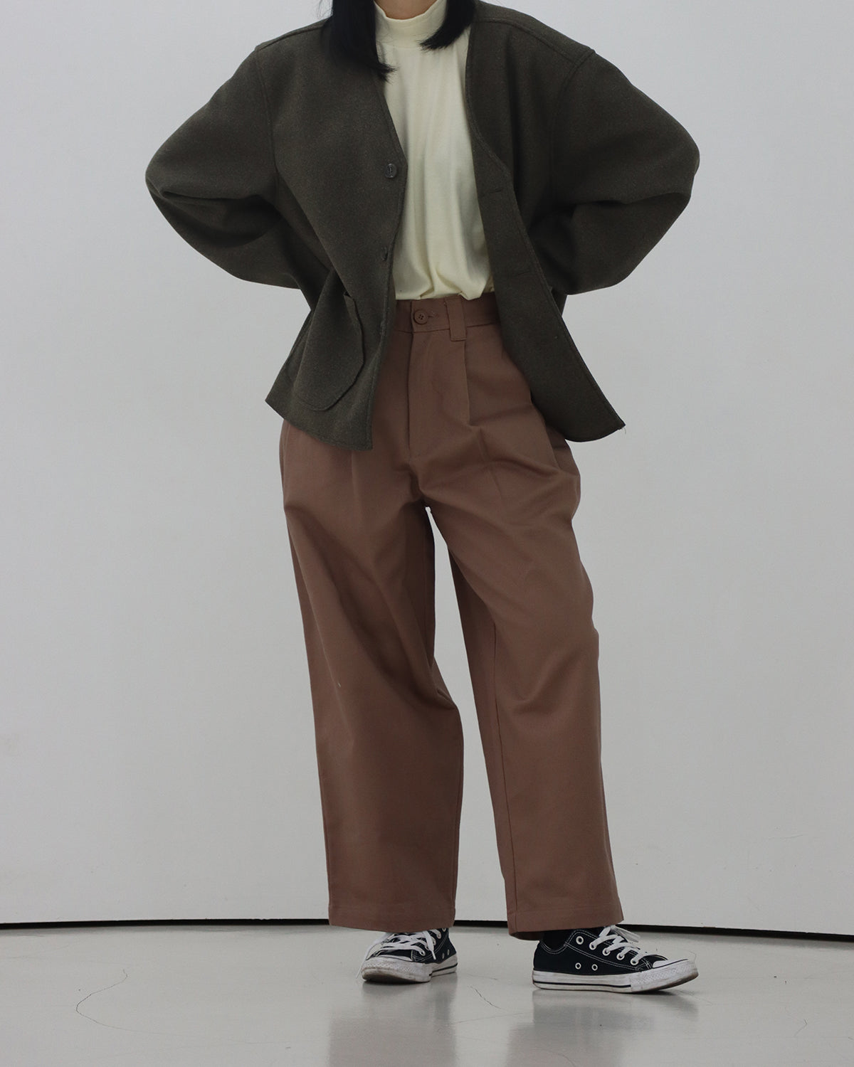 Wide Cotton Crop Lua Pants_3color