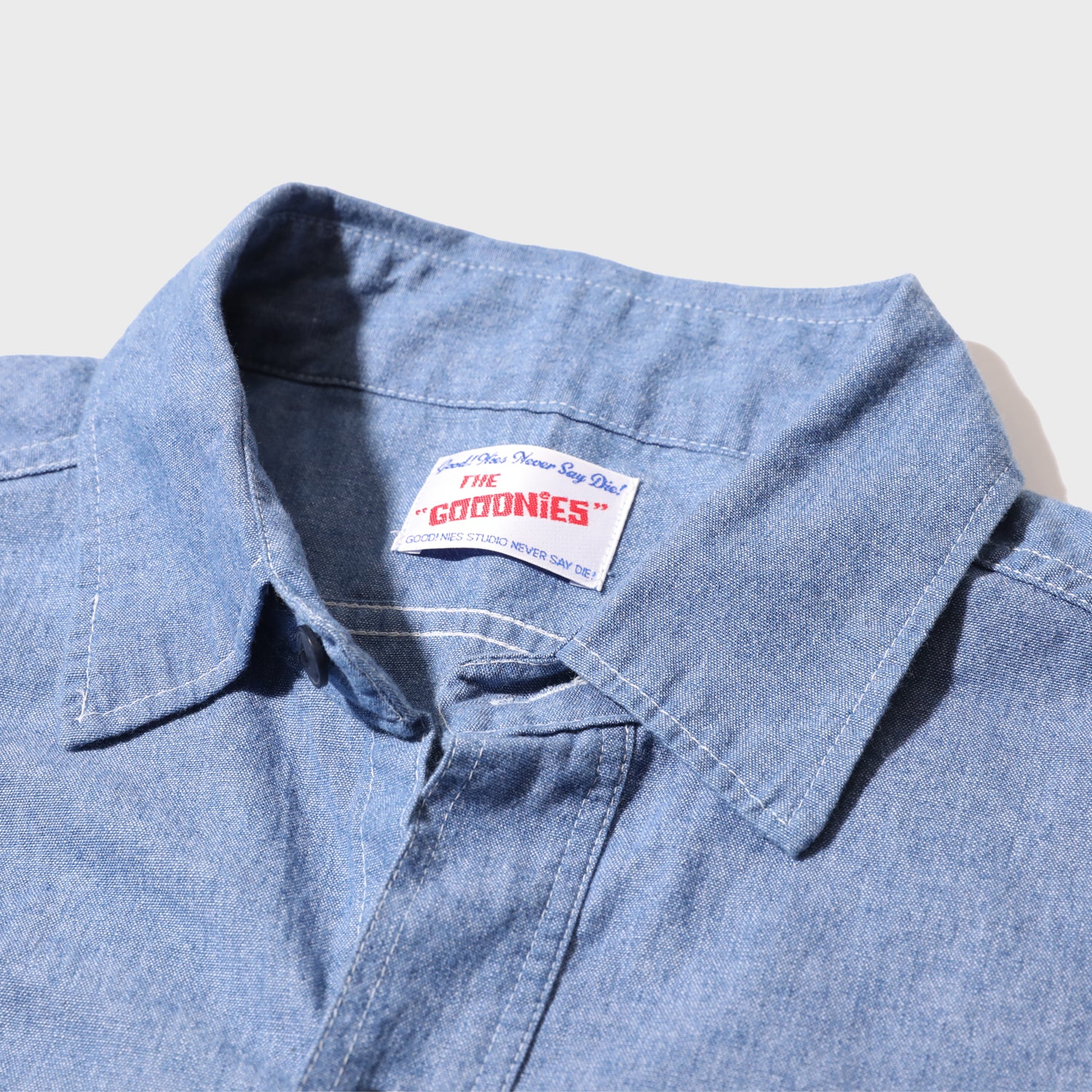 “No More War!" Chambray Shirt