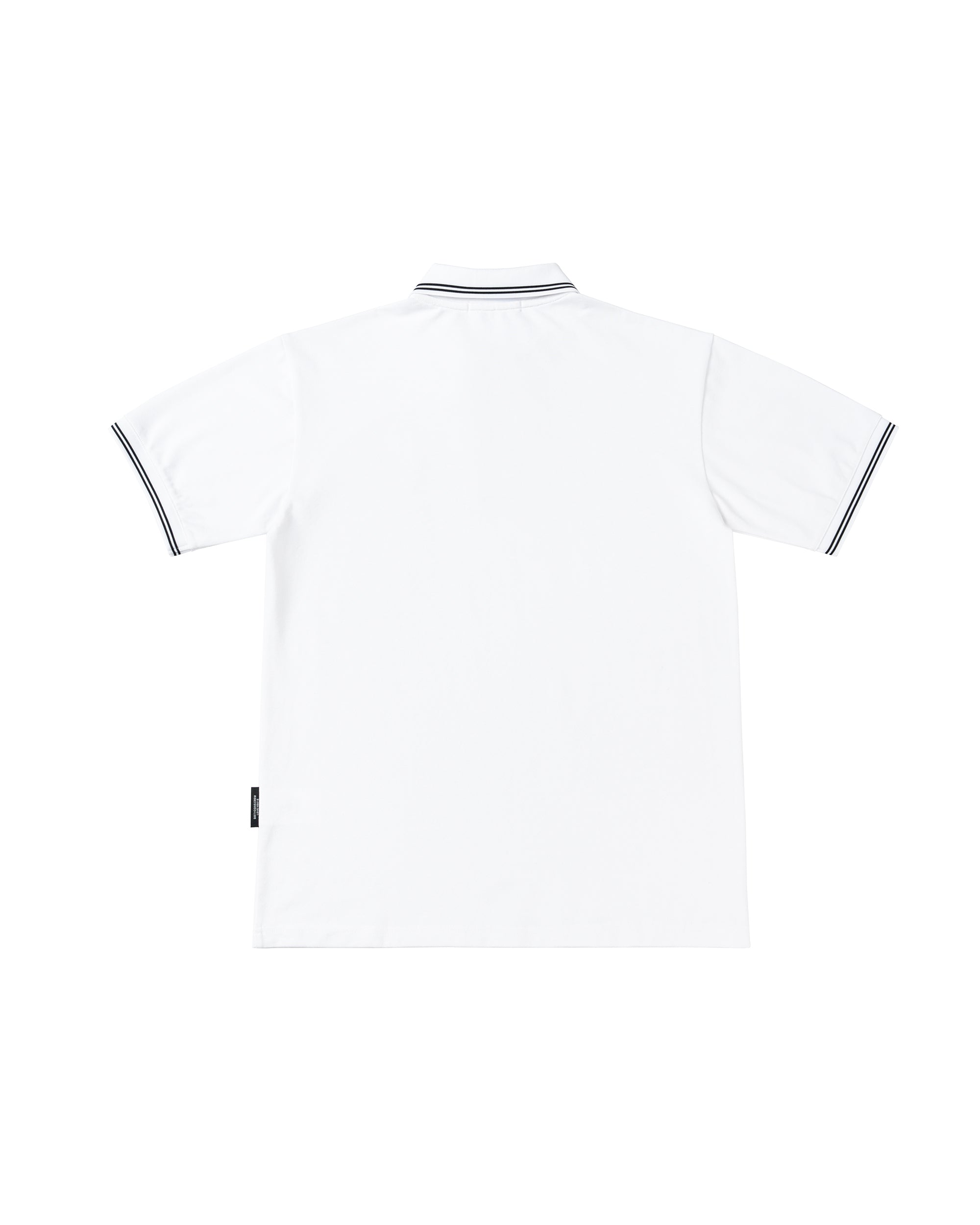 Heart Patch Regular Polo - White