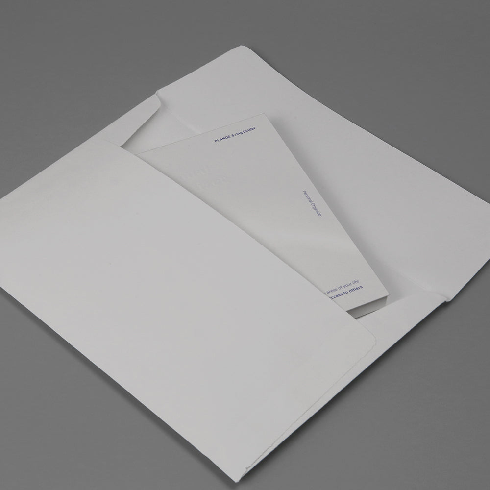 binder filler paper-blank-A6