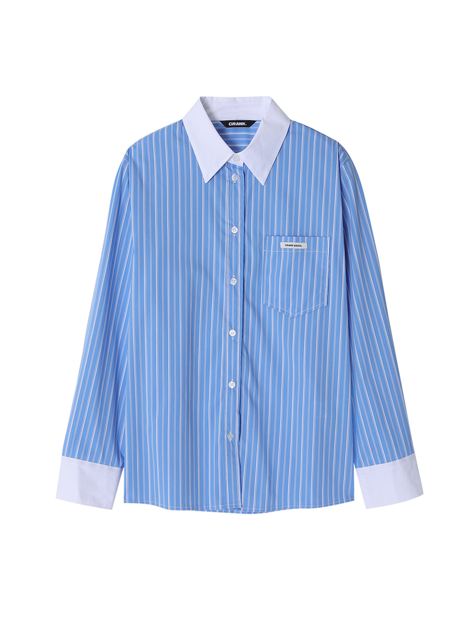 STRIPED POCKET SHIRT_BLUE