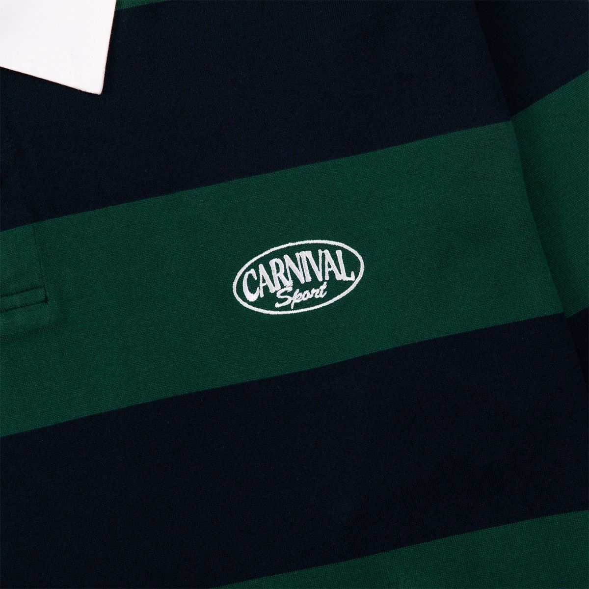 CARNIVAL SS22 RUGBY POLO T-SHIRT GREEN