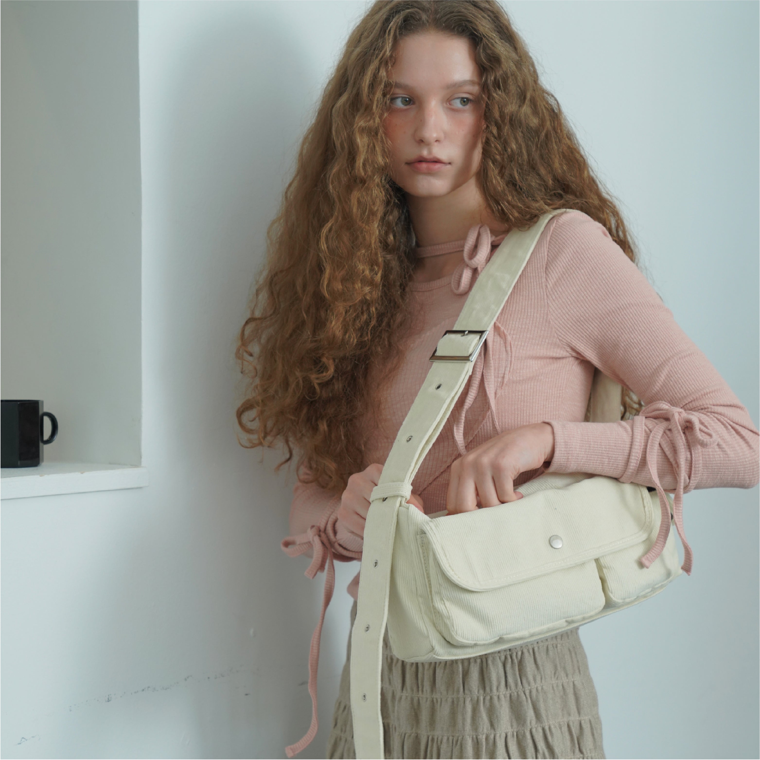 Cozy pocket bag_ivory