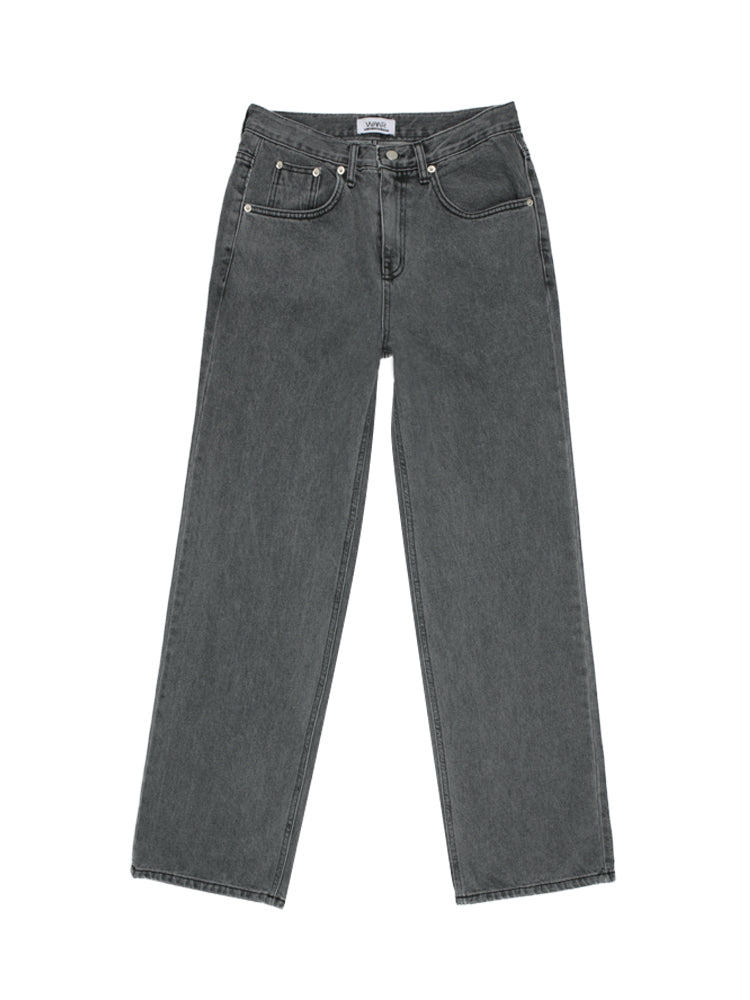 M160 WIDE DENIM PANTS_GRAY