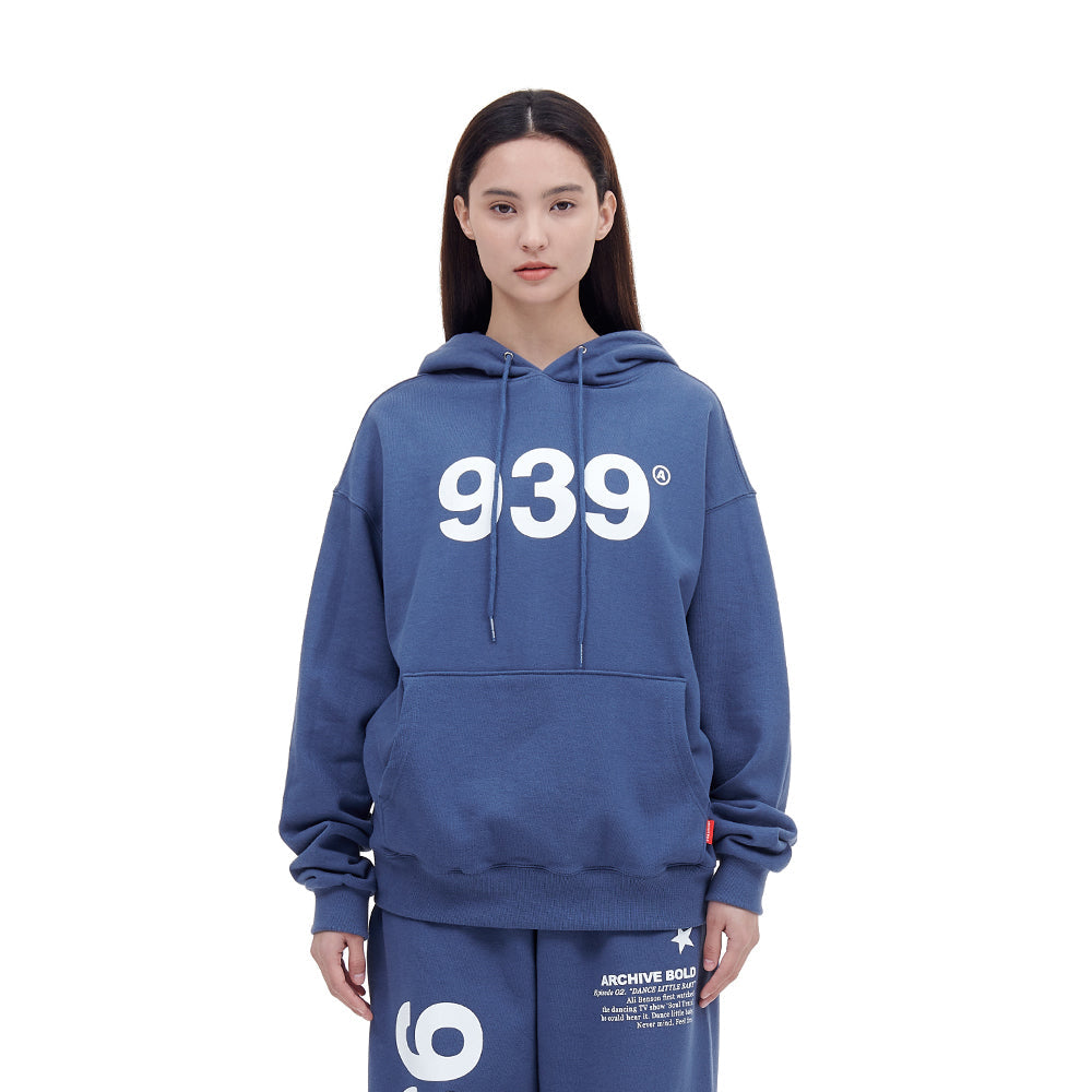 939 LOGO HOOD (BLUE)