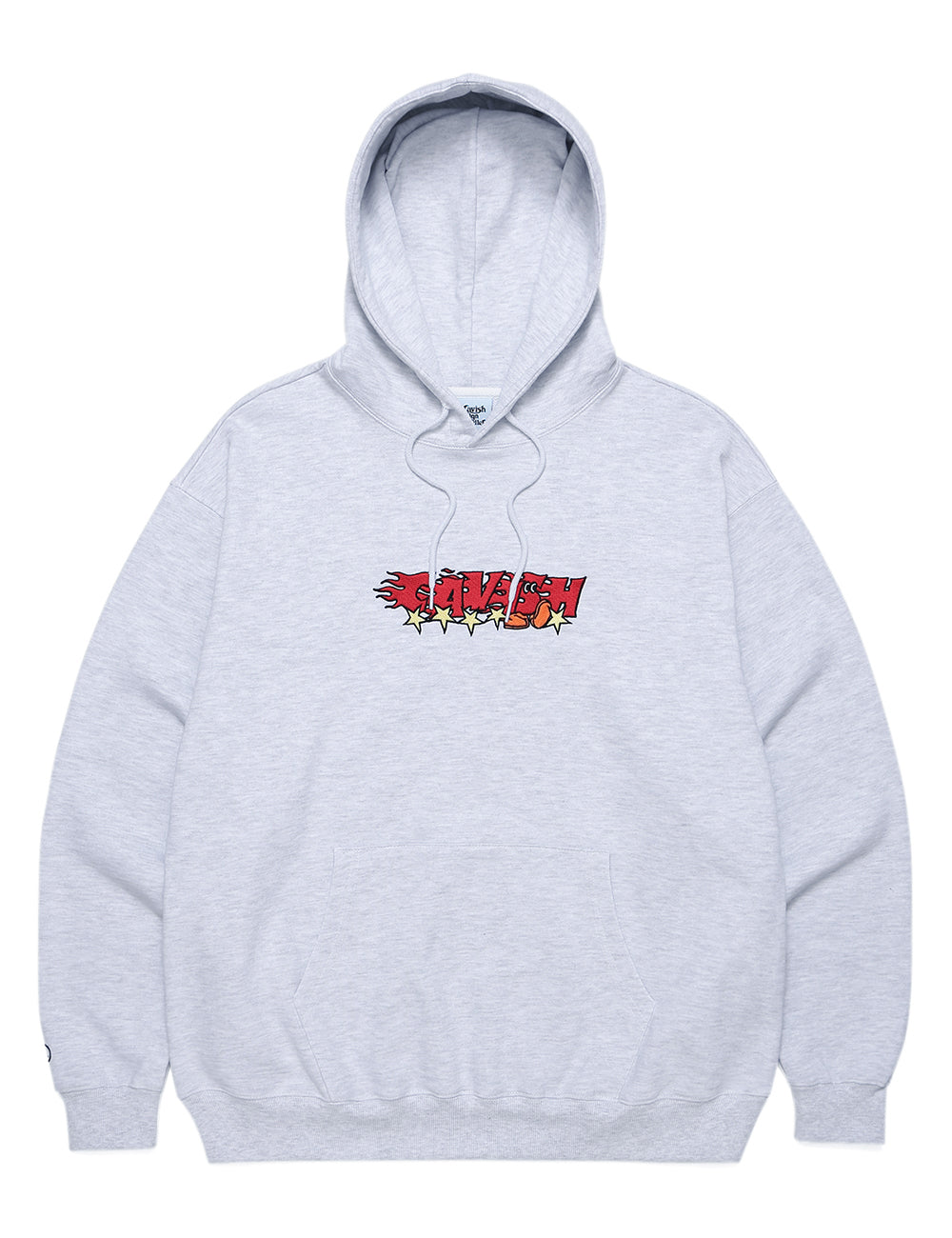 FLAME LOGO HOODIE LIGHT GREY(CV2CFUM410A)