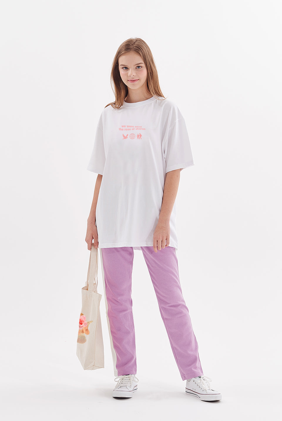 cake print overfit short sleeve t-shirt