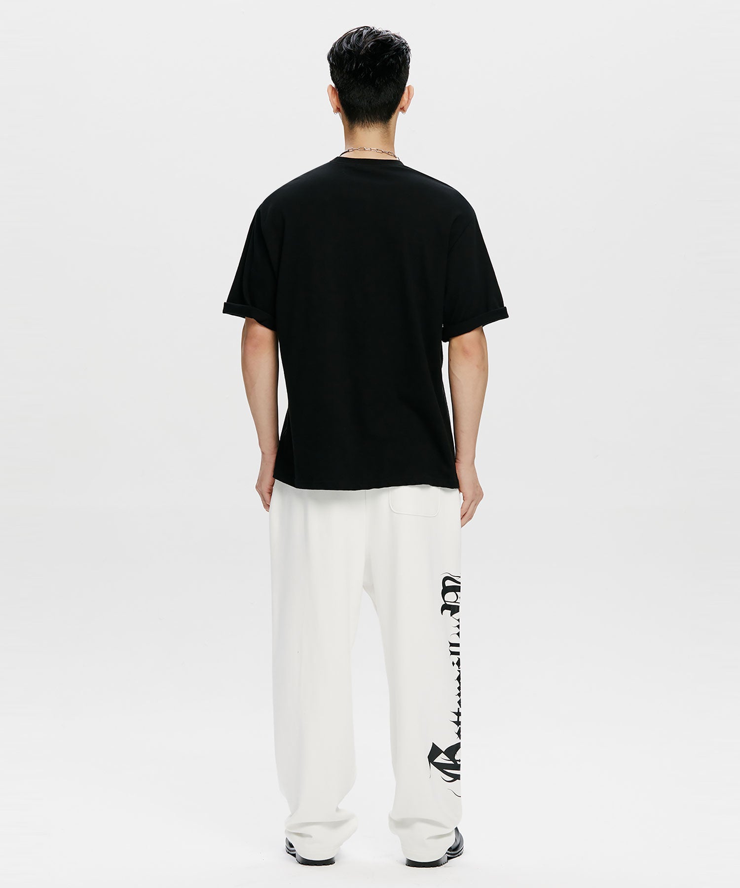 GOTTER GOTHIC LOGO SWEATPANTS_WH