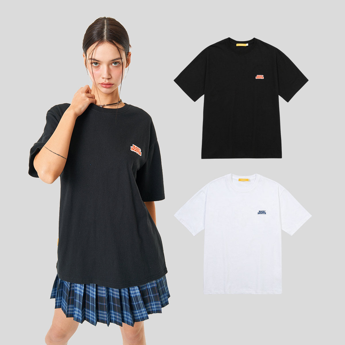 オリジナルロゴパッチTシャツ/Original Logo Patch T-shirt(2 color)