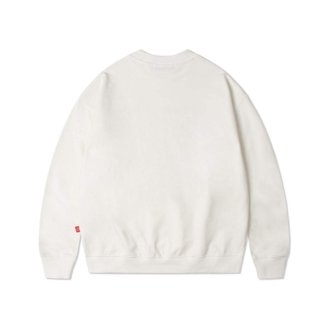 WHITE AWARD SWEATSHIRT