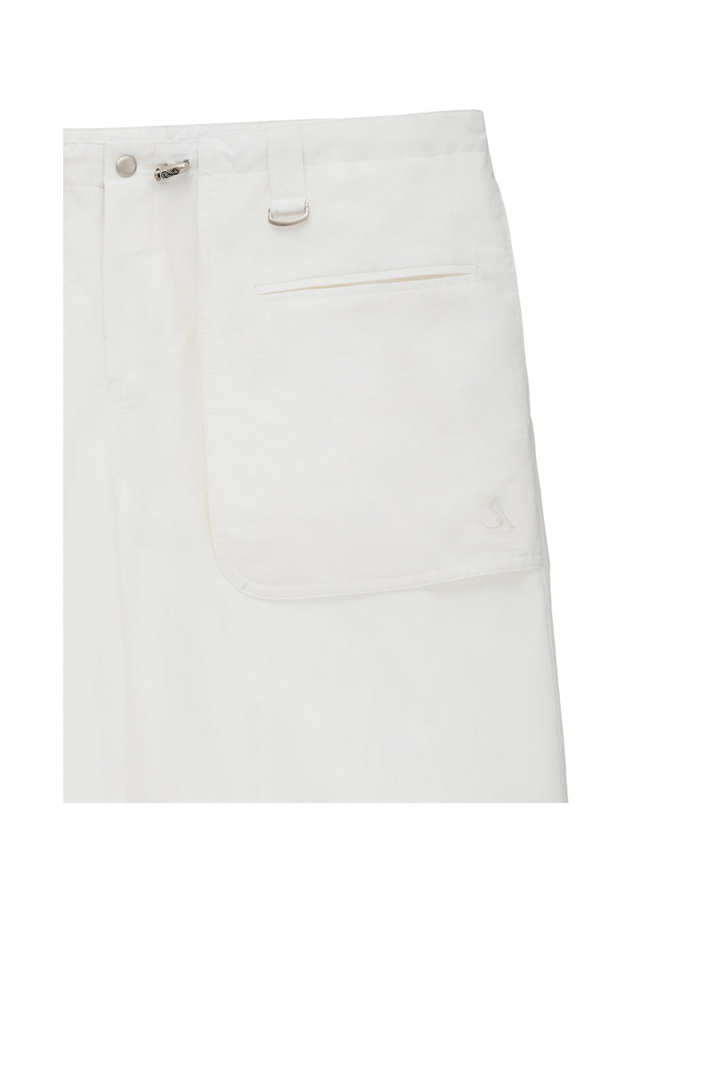 CONVERTIBLE PARACHUTE PANTS (IVORY)